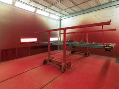What can fit in our spray painting booths?
